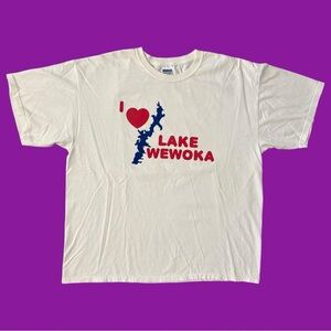 90s Gildan “I Love Lake Wewoka” Tee